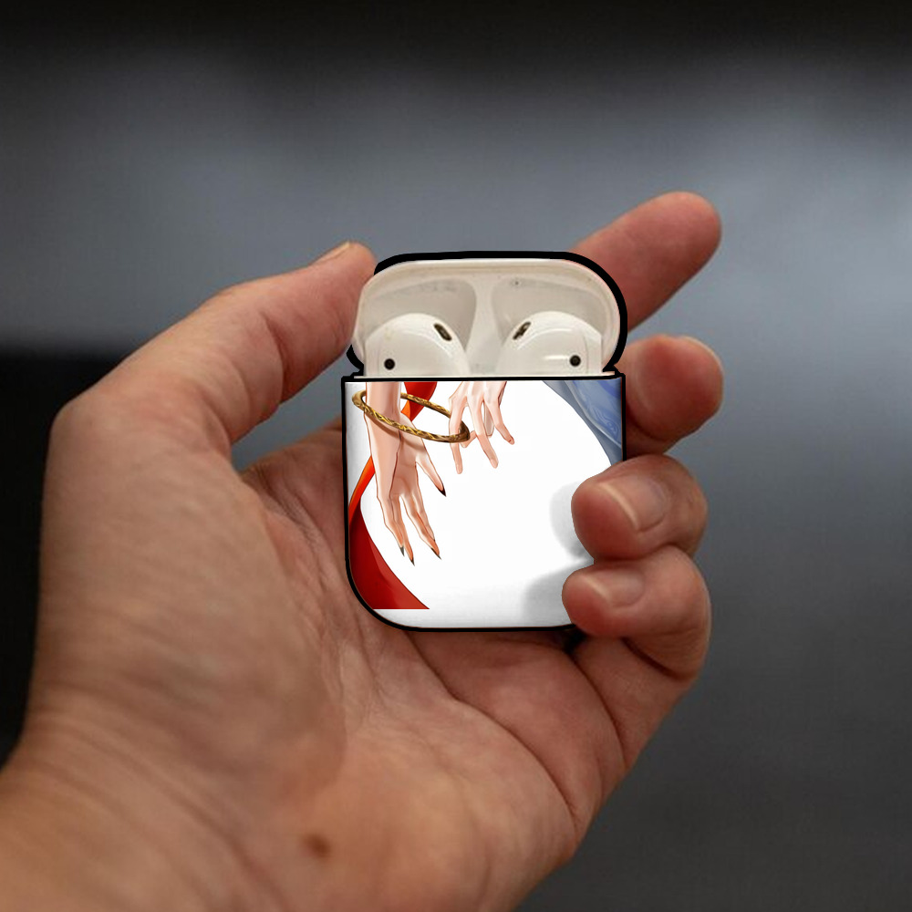 Ne Zha 2 ナタ 魔童の大暴れ AirPods 第2世代保護ケース ハードシェル ブラック 耐衝撃・防指紋・カラビナ付き
