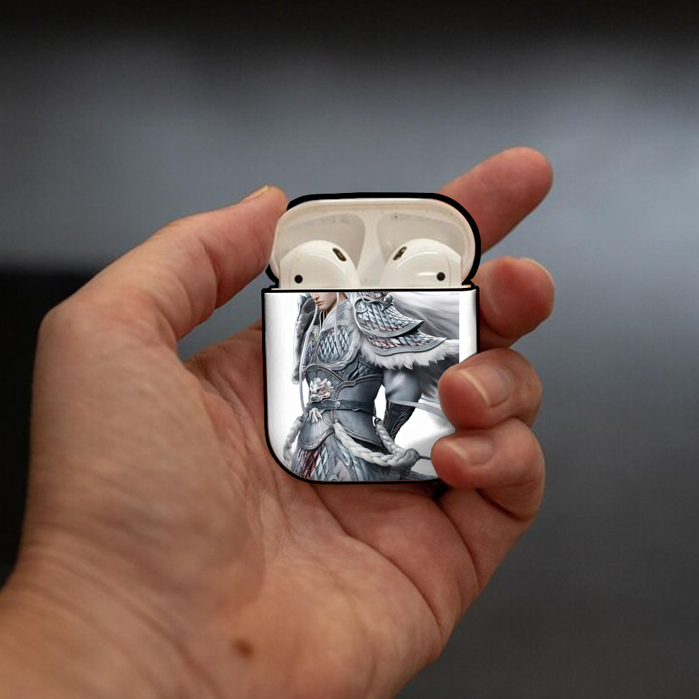 Ne Zha 2 ナタ 魔童の大暴れ AirPods 第2世代保護ケース ハードシェル ブラック 耐衝撃・防指紋・カラビナ付き