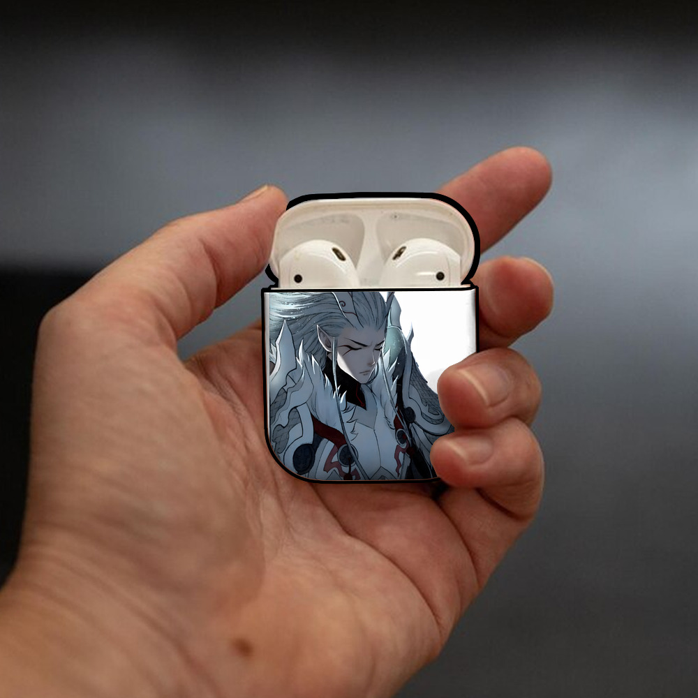 Ne Zha 2 ナタ 魔童の大暴れ AirPods 第2世代保護ケース ハードシェル ブラック 耐衝撃・防指紋・カラビナ付き