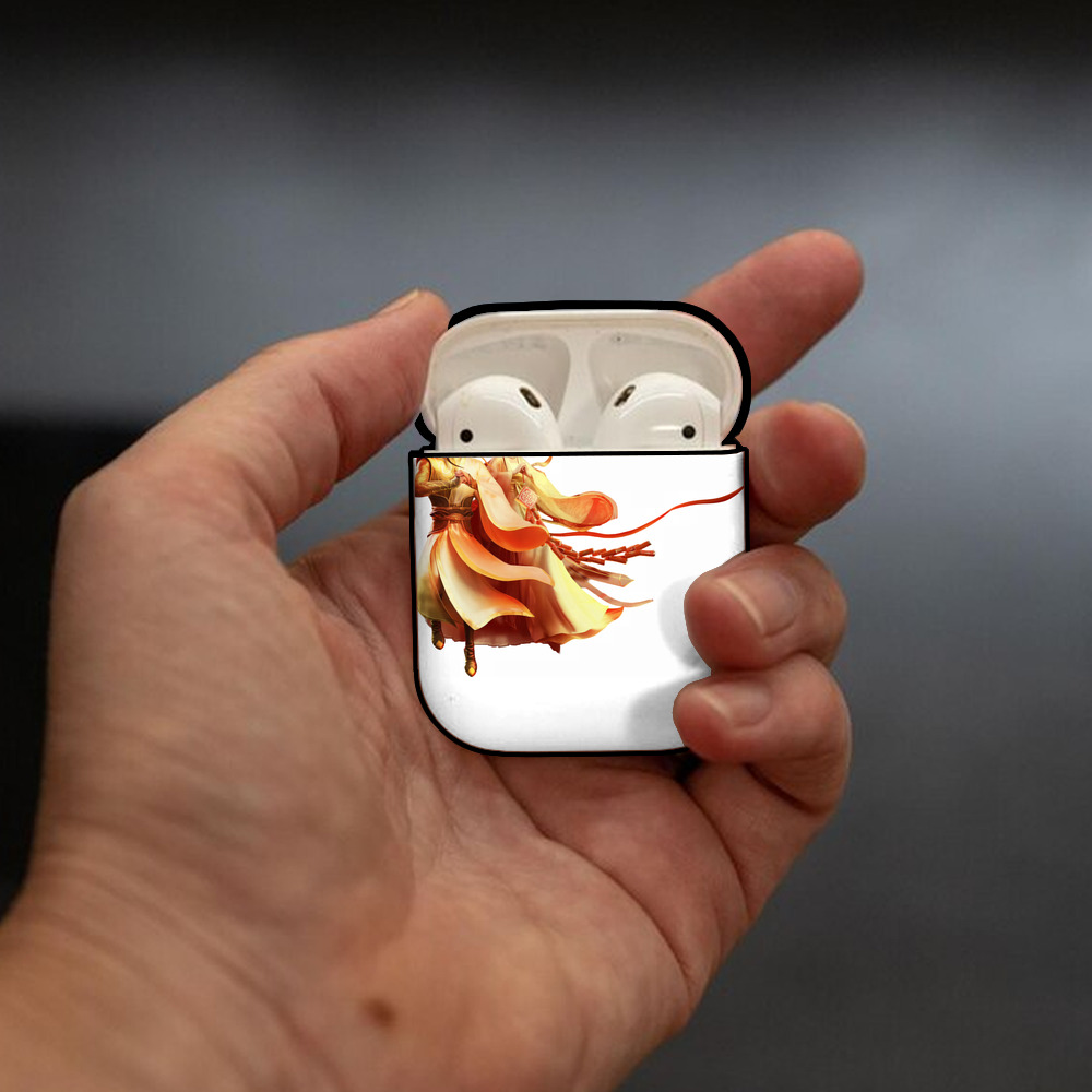 Ne Zha 2 ナタ 魔童の大暴れ AirPods 第2世代保護ケース ハードシェル ブラック 耐衝撃・防指紋・カラビナ付き