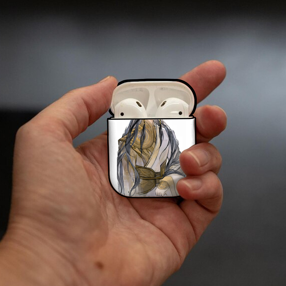 Ne Zha 2 ナタ 魔童の大暴れ AirPods 第2世代保護ケース ハードシェル ブラック 耐衝撃・防指紋・カラビナ付き