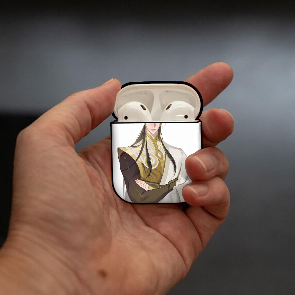 Ne Zha 2 ナタ 魔童の大暴れ AirPods 第2世代保護ケース ハードシェル ブラック 耐衝撃・防指紋・カラビナ付き