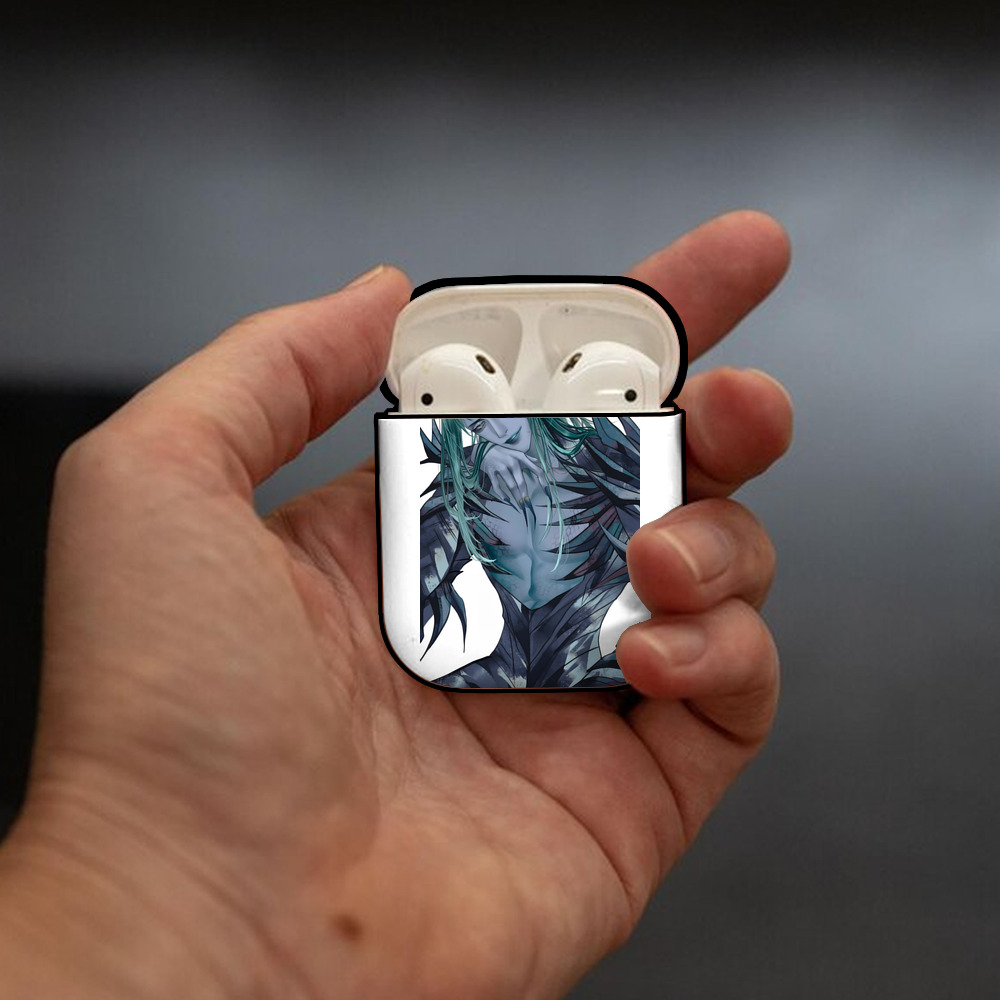 Ne Zha 2 ナタ 魔童の大暴れ AirPods 第2世代保護ケース ハードシェル ブラック 耐衝撃・防指紋・カラビナ付き