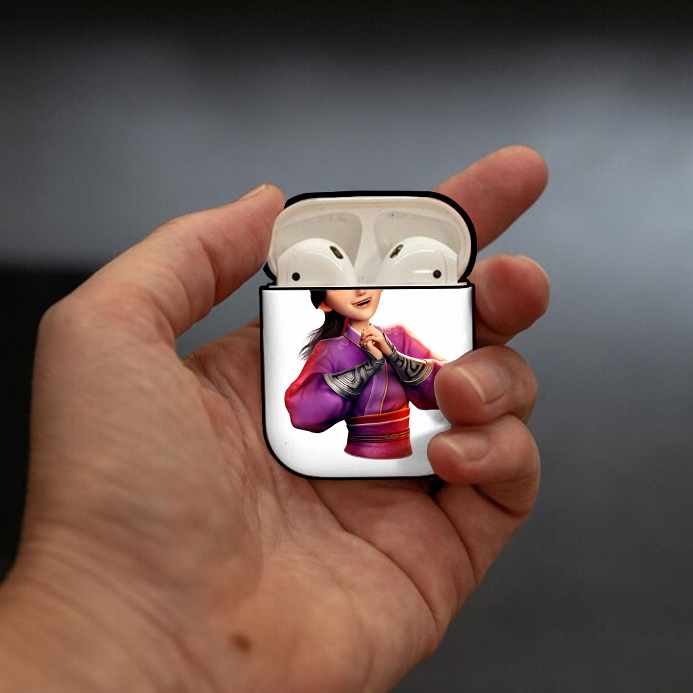 Ne Zha 2 ナタ 魔童の大暴れ AirPods 第2世代保護ケース ハードシェル ブラック 耐衝撃・防指紋・カラビナ付き