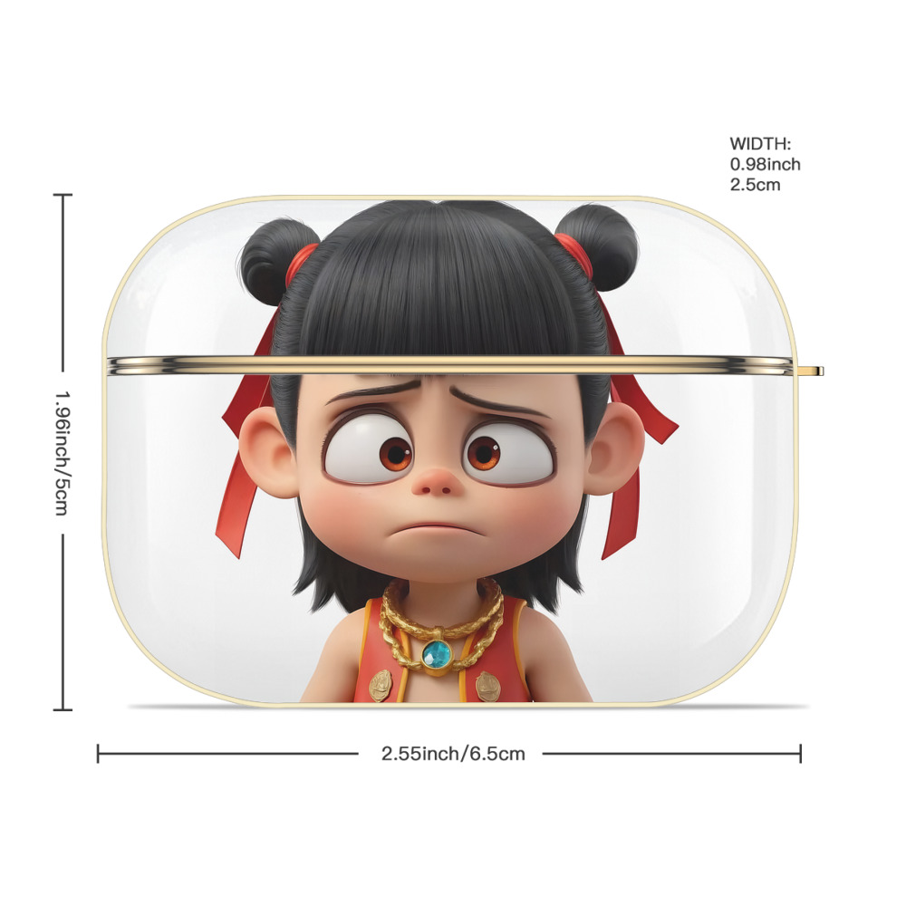 Ne Zha 2 ナタ 魔童の大暴れ 【AirPods Pro用】ハードシェル保護ケース｜耐衝撃・防指紋・カラビナ付き商品仕様