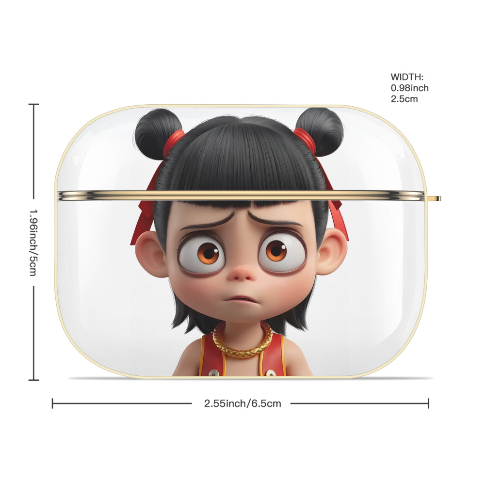 Ne Zha 2 ナタ 魔童の大暴れ 【AirPods Pro用】ハードシェル保護ケース｜耐衝撃・防指紋・カラビナ付き商品仕様