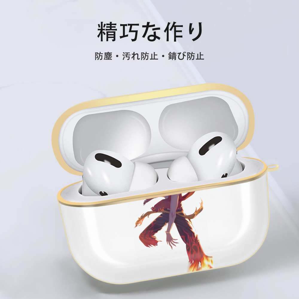 Ne Zha 2 ナタ 魔童の大暴れ 【AirPods Pro用】ハードシェル保護ケース｜耐衝撃・防指紋・カラビナ付き商品仕様