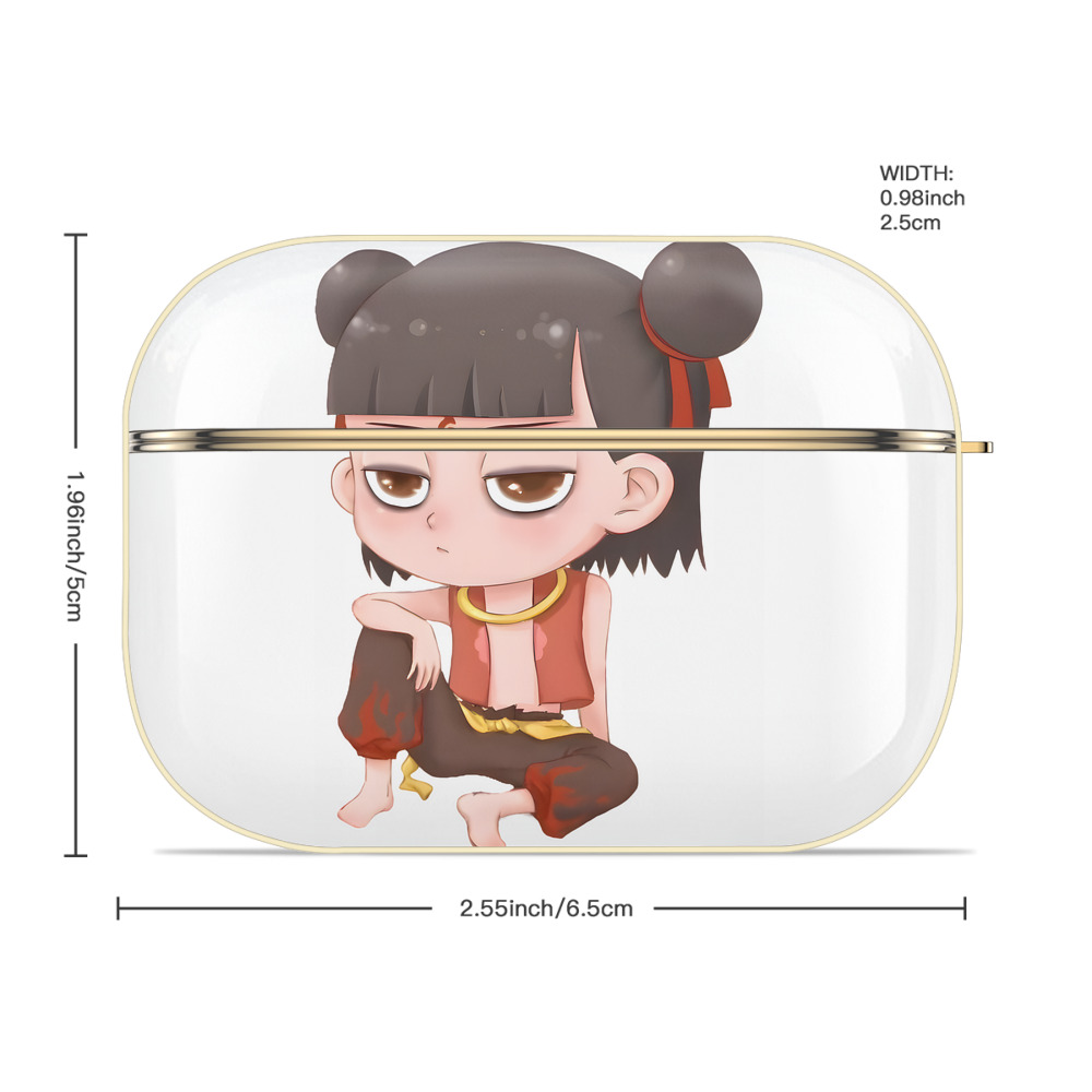 Ne Zha 2 ナタ 魔童の大暴れ 【AirPods Pro用】ハードシェル保護ケース｜耐衝撃・防指紋・カラビナ付き商品仕様