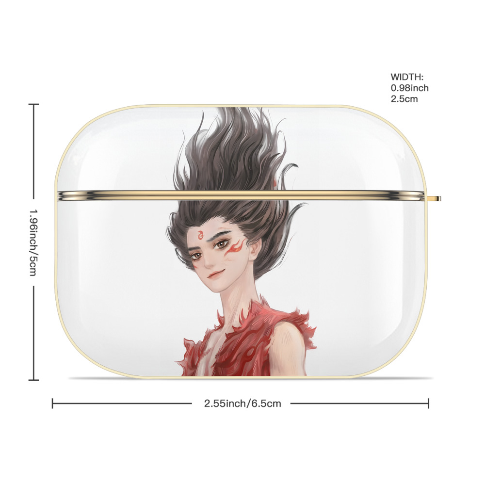 Ne Zha 2 ナタ 魔童の大暴れ 【AirPods Pro用】ハードシェル保護ケース｜耐衝撃・防指紋・カラビナ付き商品仕様
