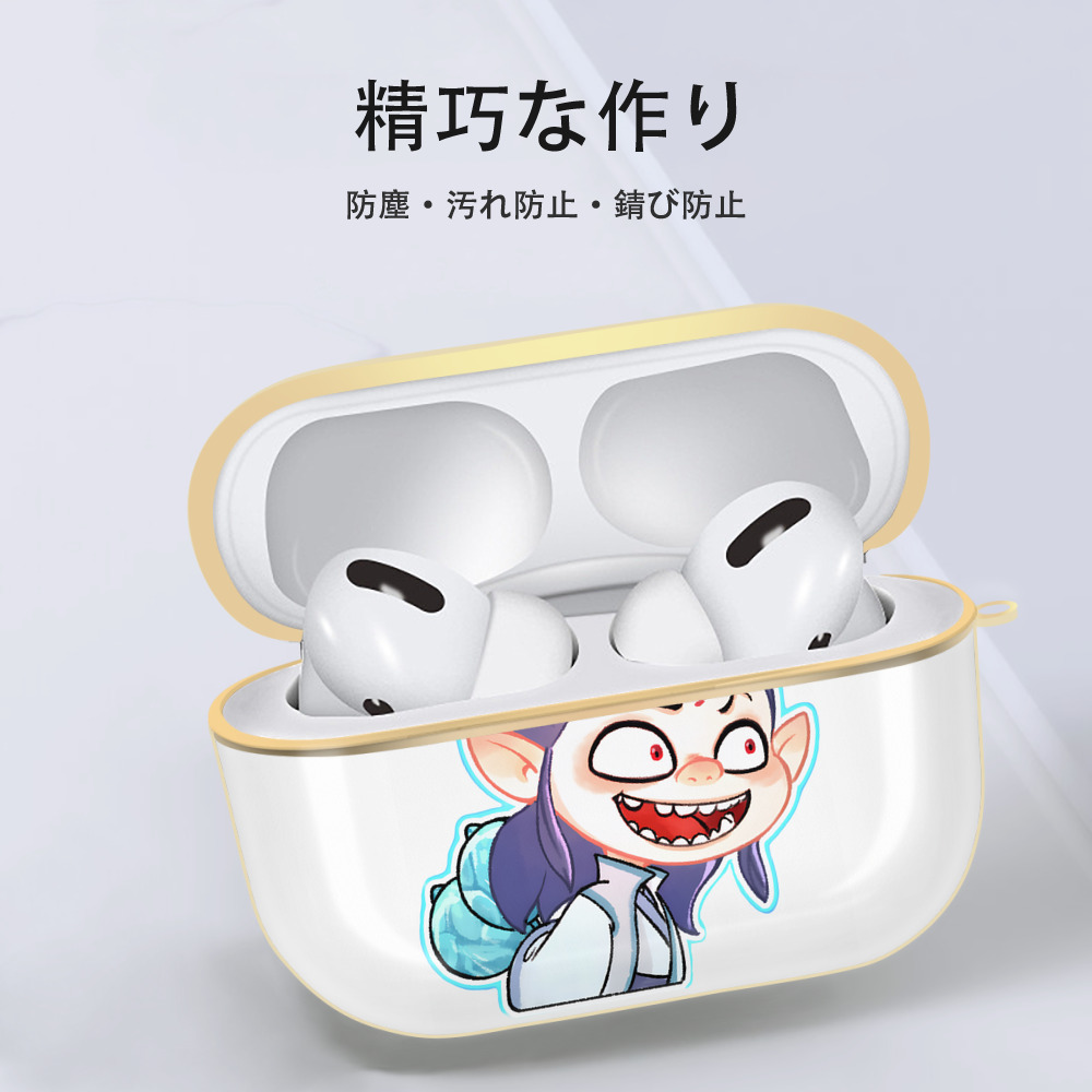 Ne Zha 2 ナタ 魔童の大暴れ 【AirPods Pro用】ハードシェル保護ケース｜耐衝撃・防指紋・カラビナ付き商品仕様