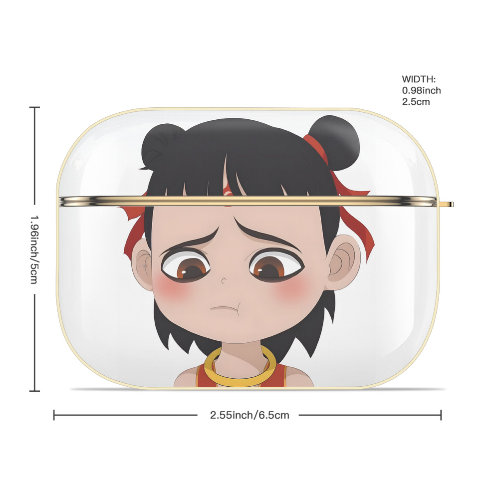 Ne Zha 2 ナタ 魔童の大暴れ 【AirPods Pro用】ハードシェル保護ケース｜耐衝撃・防指紋・カラビナ付き商品仕様