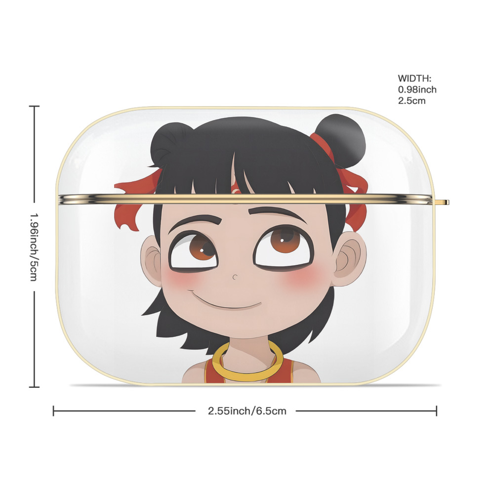 Ne Zha 2 ナタ 魔童の大暴れ 【AirPods Pro用】ハードシェル保護ケース｜耐衝撃・防指紋・カラビナ付き商品仕様