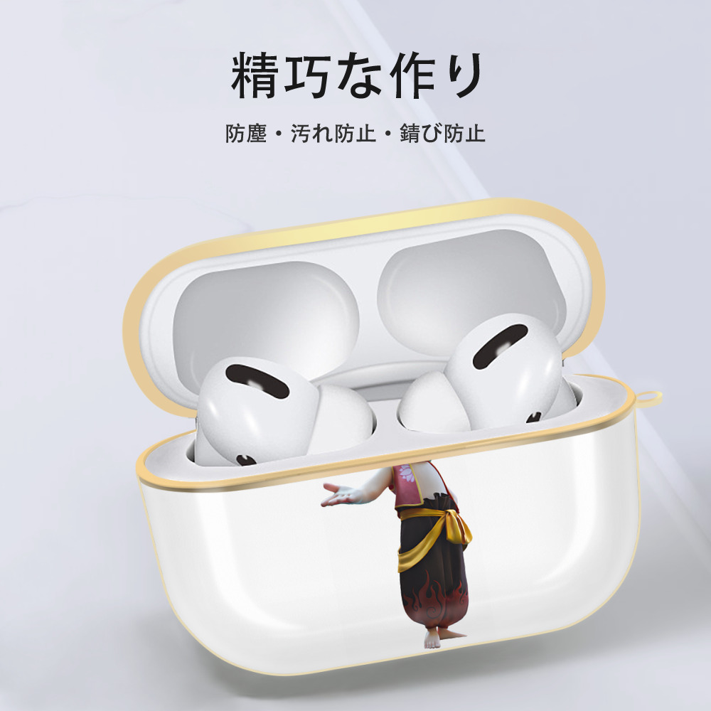 Ne Zha 2 ナタ 魔童の大暴れ 【AirPods Pro用】ハードシェル保護ケース｜耐衝撃・防指紋・カラビナ付き商品仕様