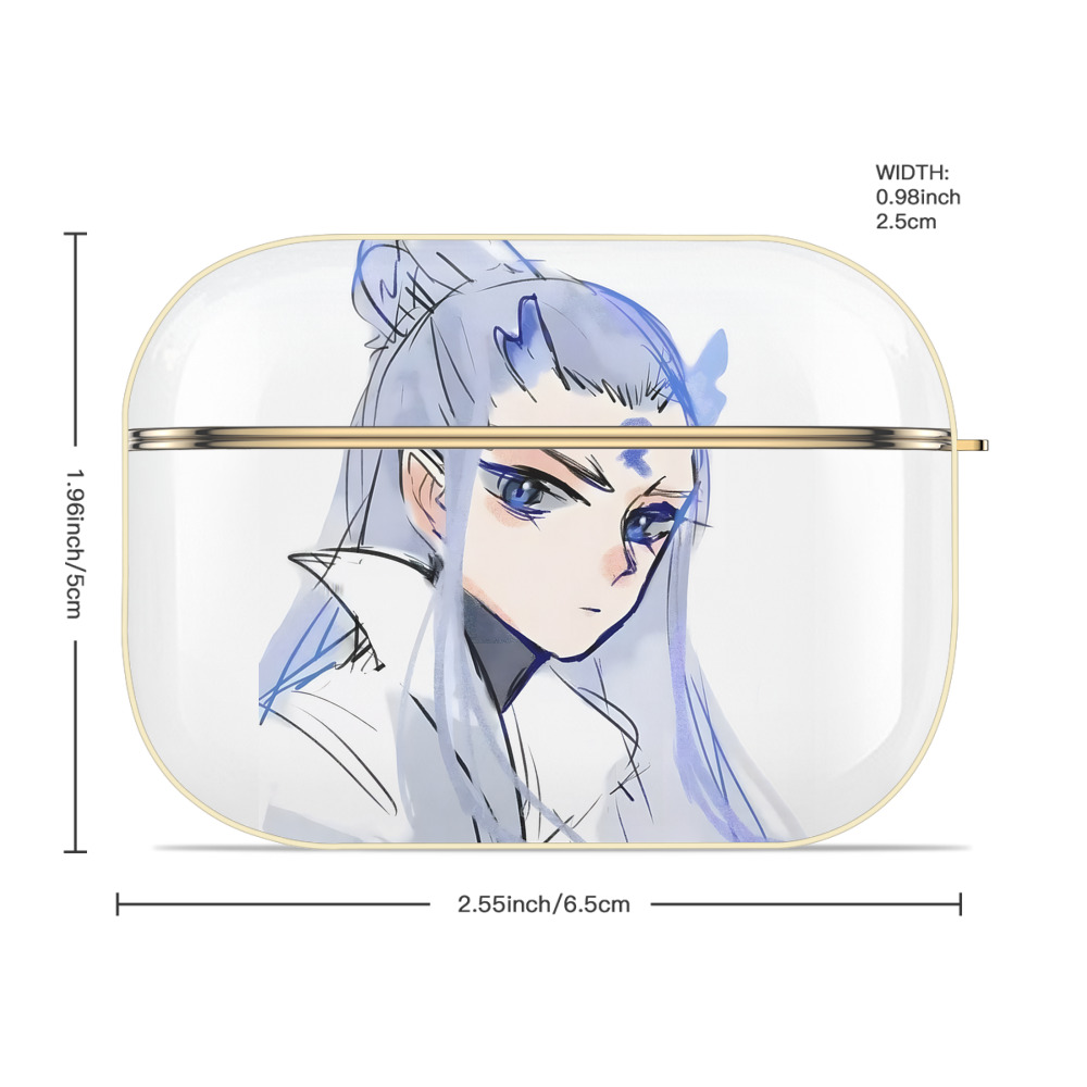 Ne Zha 2 ナタ 魔童の大暴れ 【AirPods Pro用】ハードシェル保護ケース｜耐衝撃・防指紋・カラビナ付き商品仕様