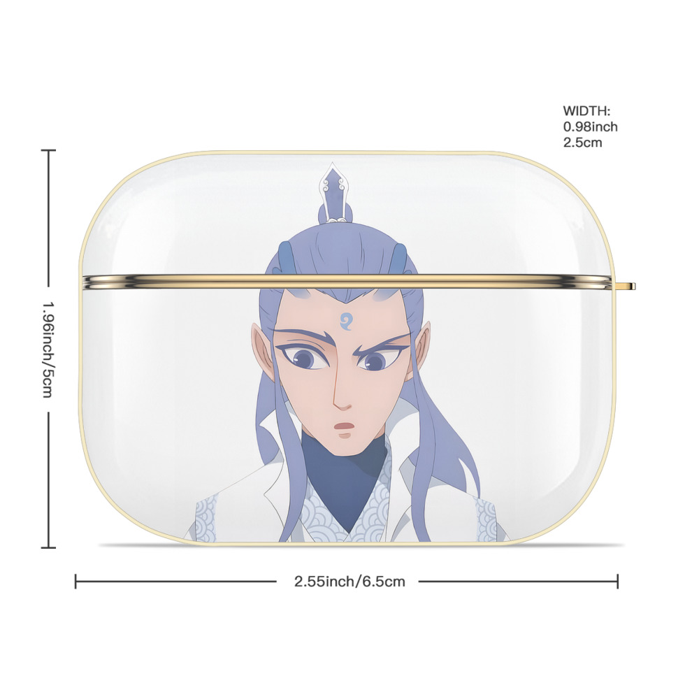 Ne Zha 2 ナタ 魔童の大暴れ 【AirPods Pro用】ハードシェル保護ケース｜耐衝撃・防指紋・カラビナ付き商品仕様