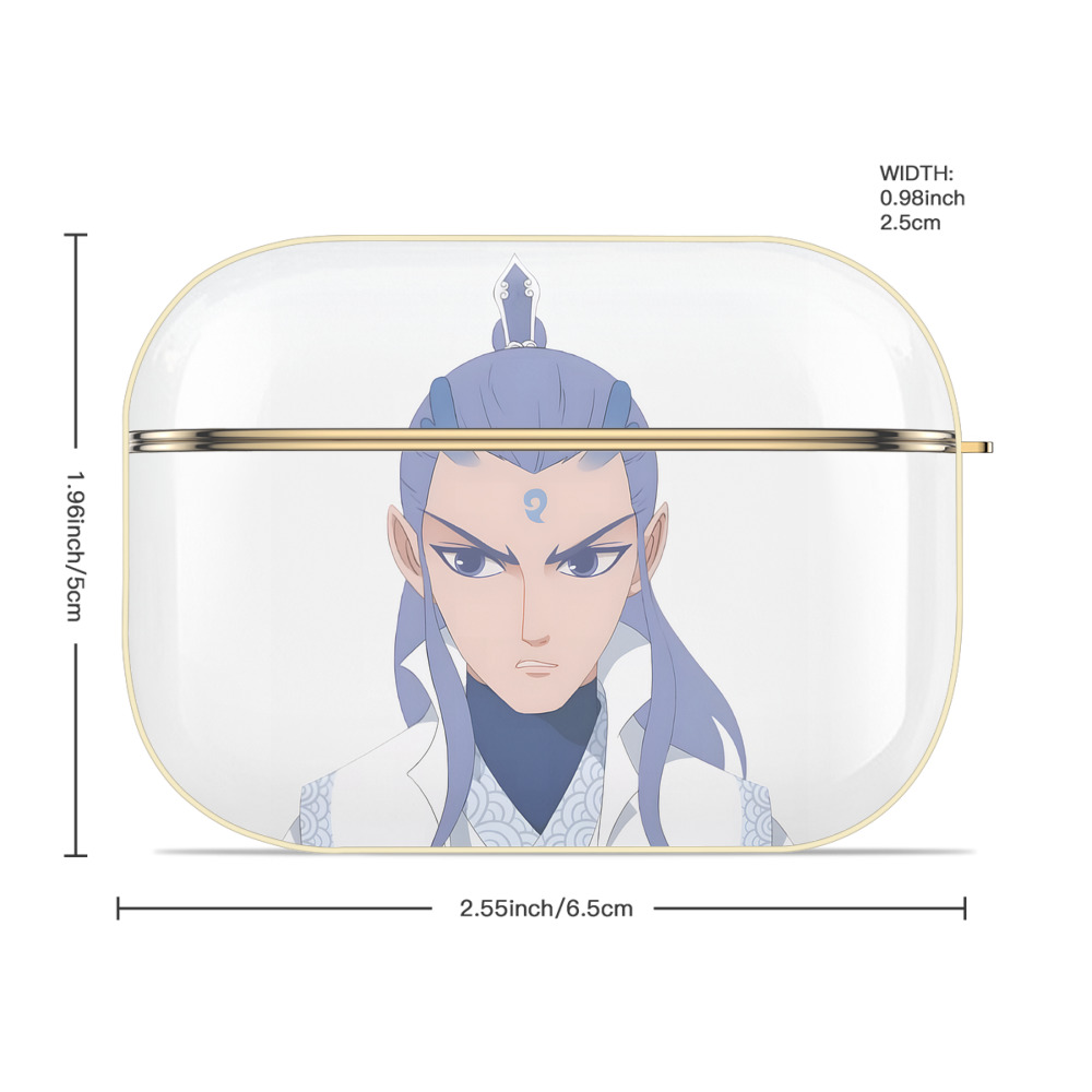 Ne Zha 2 ナタ 魔童の大暴れ 【AirPods Pro用】ハードシェル保護ケース｜耐衝撃・防指紋・カラビナ付き商品仕様