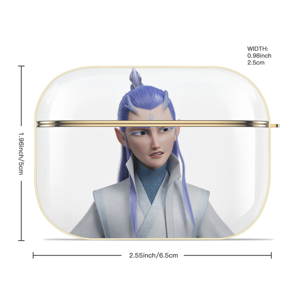 Ne Zha 2 ナタ 魔童の大暴れ 【AirPods Pro用】ハードシェル保護ケース｜耐衝撃・防指紋・カラビナ付き商品仕様