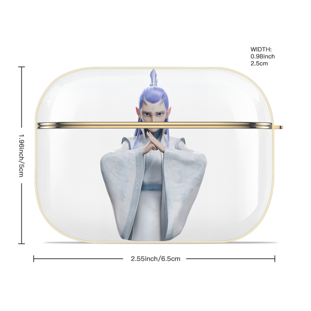 Ne Zha 2 ナタ 魔童の大暴れ 【AirPods Pro用】ハードシェル保護ケース｜耐衝撃・防指紋・カラビナ付き商品仕様