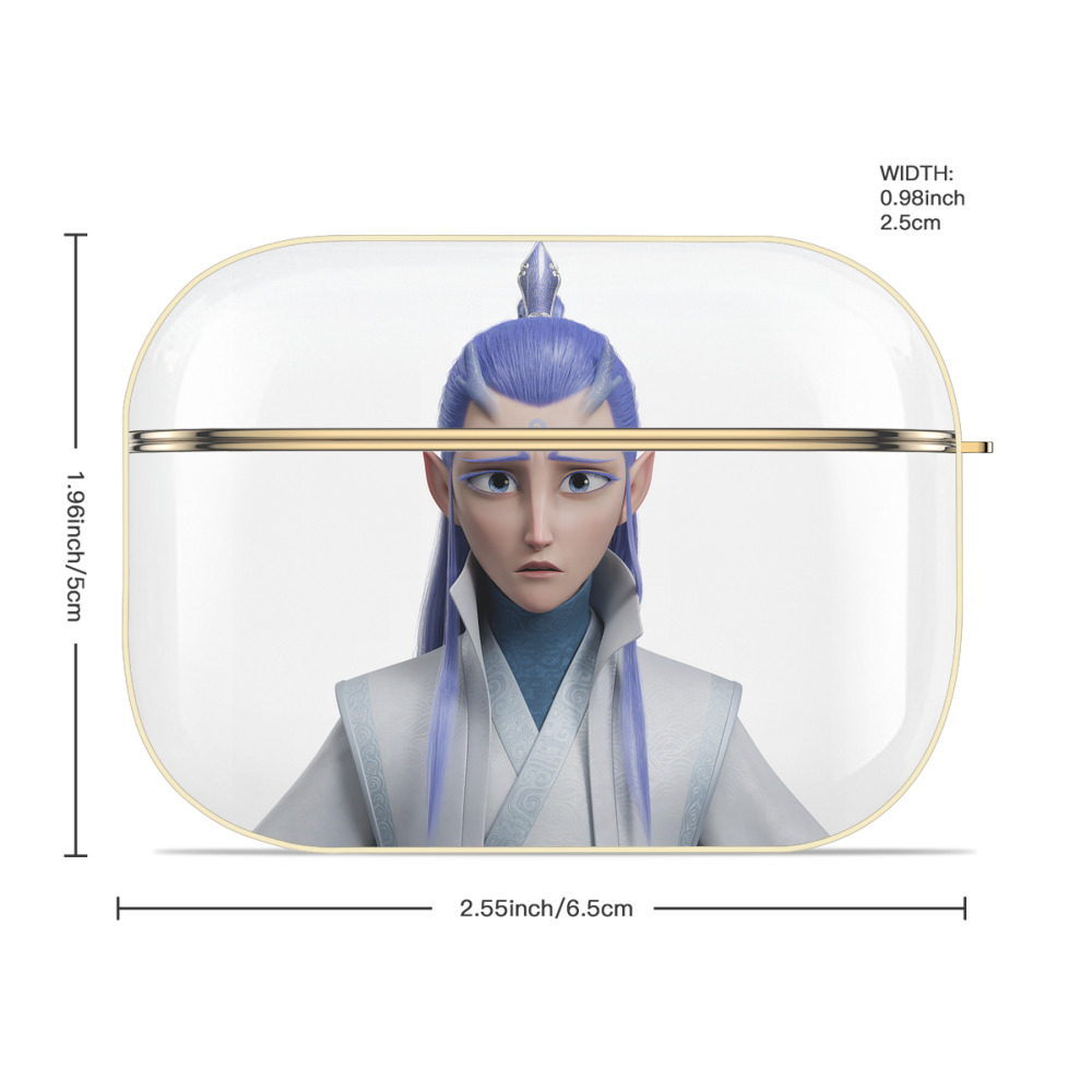 Ne Zha 2 ナタ 魔童の大暴れ 【AirPods Pro用】ハードシェル保護ケース｜耐衝撃・防指紋・カラビナ付き商品仕様