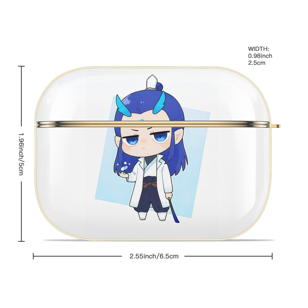 Ne Zha 2 ナタ 魔童の大暴れ 【AirPods Pro用】ハードシェル保護ケース｜耐衝撃・防指紋・カラビナ付き商品仕様