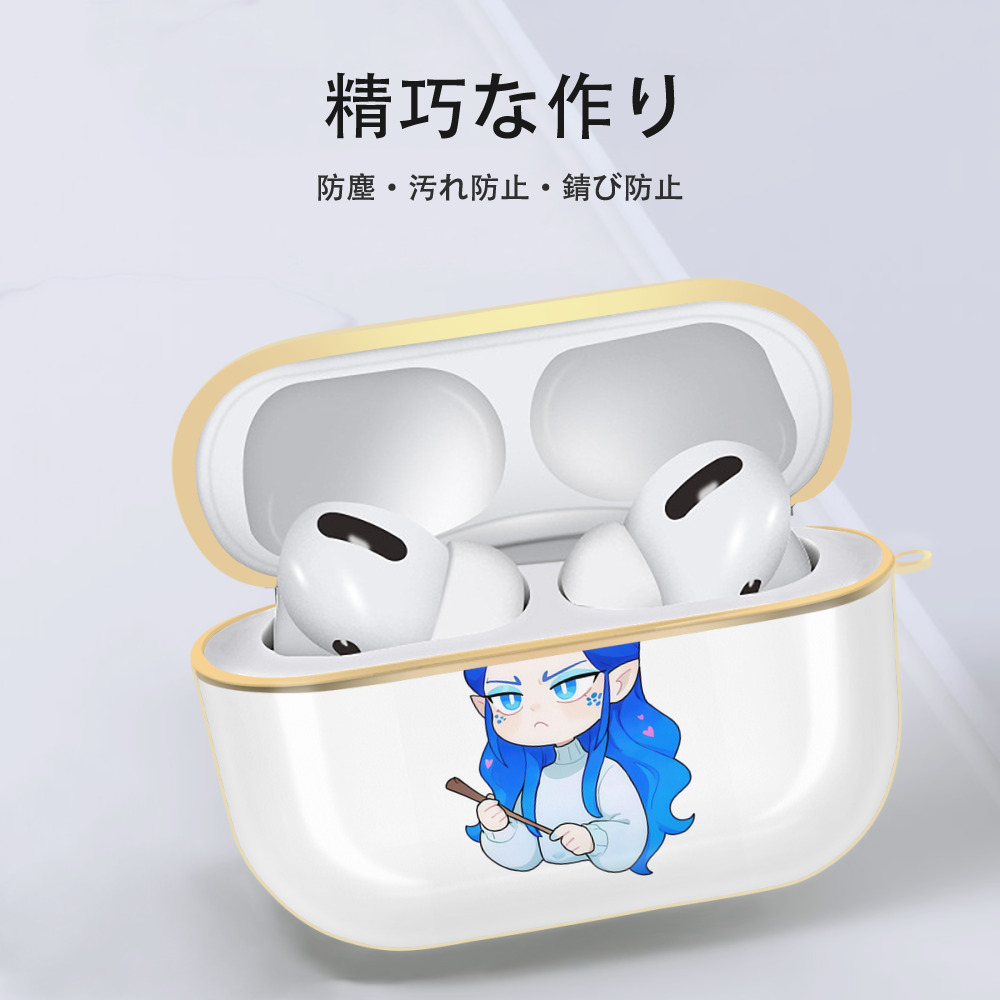 Ne Zha 2 ナタ 魔童の大暴れ 【AirPods Pro用】ハードシェル保護ケース｜耐衝撃・防指紋・カラビナ付き商品仕様