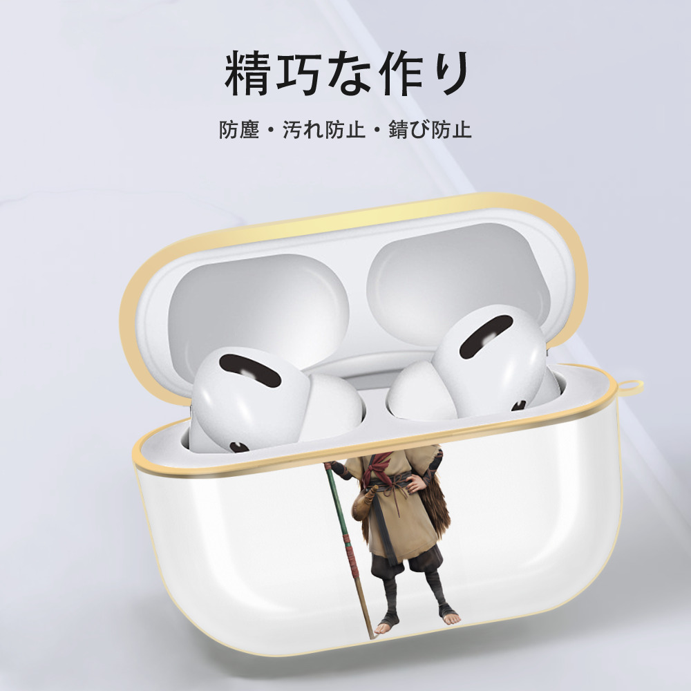 Ne Zha 2 ナタ 魔童の大暴れ 【AirPods Pro用】ハードシェル保護ケース｜耐衝撃・防指紋・カラビナ付き商品仕様