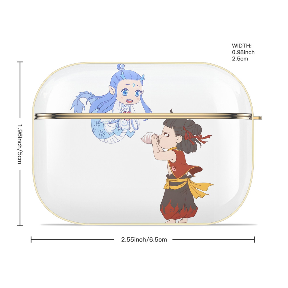 Ne Zha 2 ナタ 魔童の大暴れ 【AirPods Pro用】ハードシェル保護ケース｜耐衝撃・防指紋・カラビナ付き商品仕様
