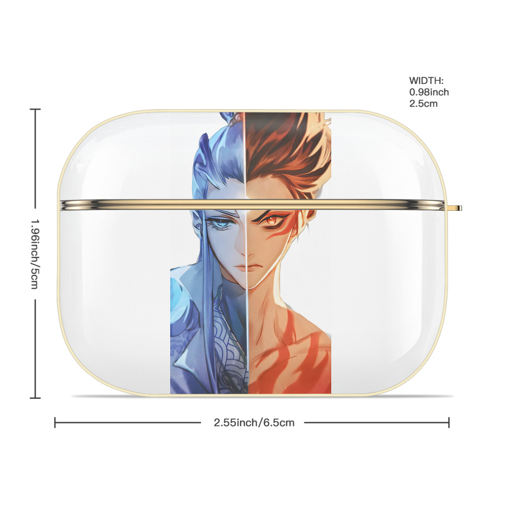 Ne Zha 2 ナタ 魔童の大暴れ 【AirPods Pro用】ハードシェル保護ケース｜耐衝撃・防指紋・カラビナ付き商品仕様