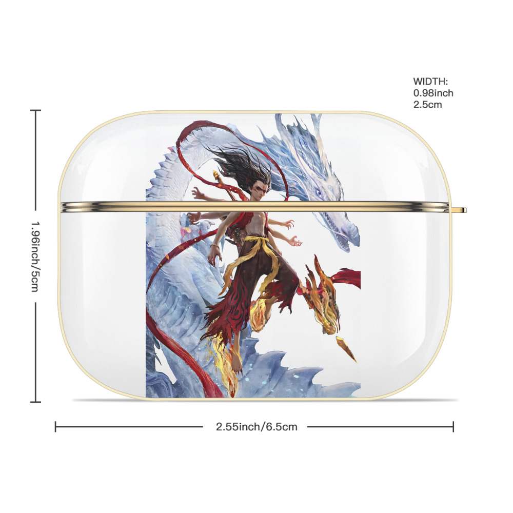 Ne Zha 2 ナタ 魔童の大暴れ 【AirPods Pro用】ハードシェル保護ケース｜耐衝撃・防指紋・カラビナ付き商品仕様