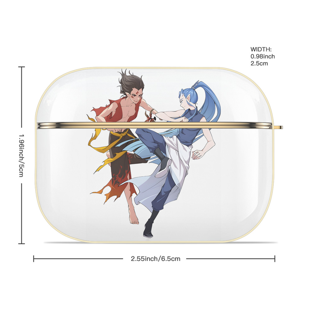 Ne Zha 2 ナタ 魔童の大暴れ 【AirPods Pro用】ハードシェル保護ケース｜耐衝撃・防指紋・カラビナ付き商品仕様