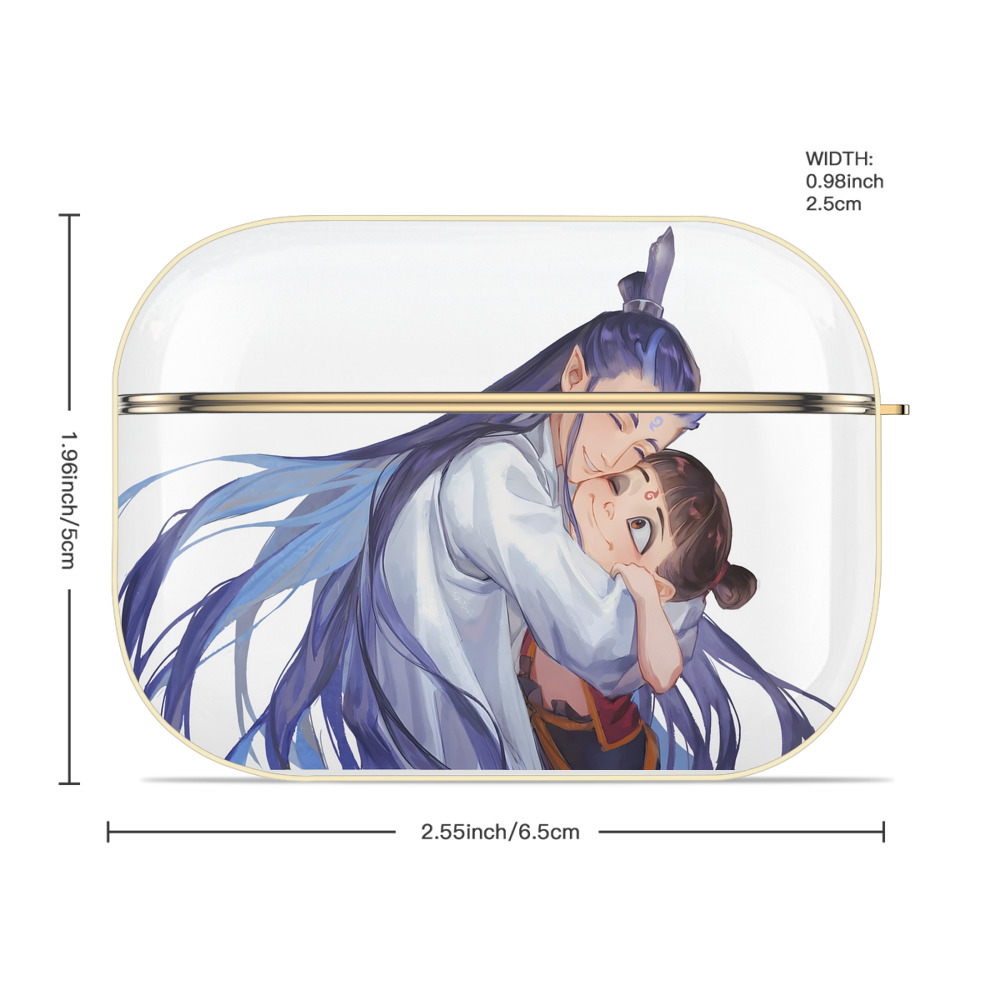 Ne Zha 2 ナタ 魔童の大暴れ 【AirPods Pro用】ハードシェル保護ケース｜耐衝撃・防指紋・カラビナ付き商品仕様