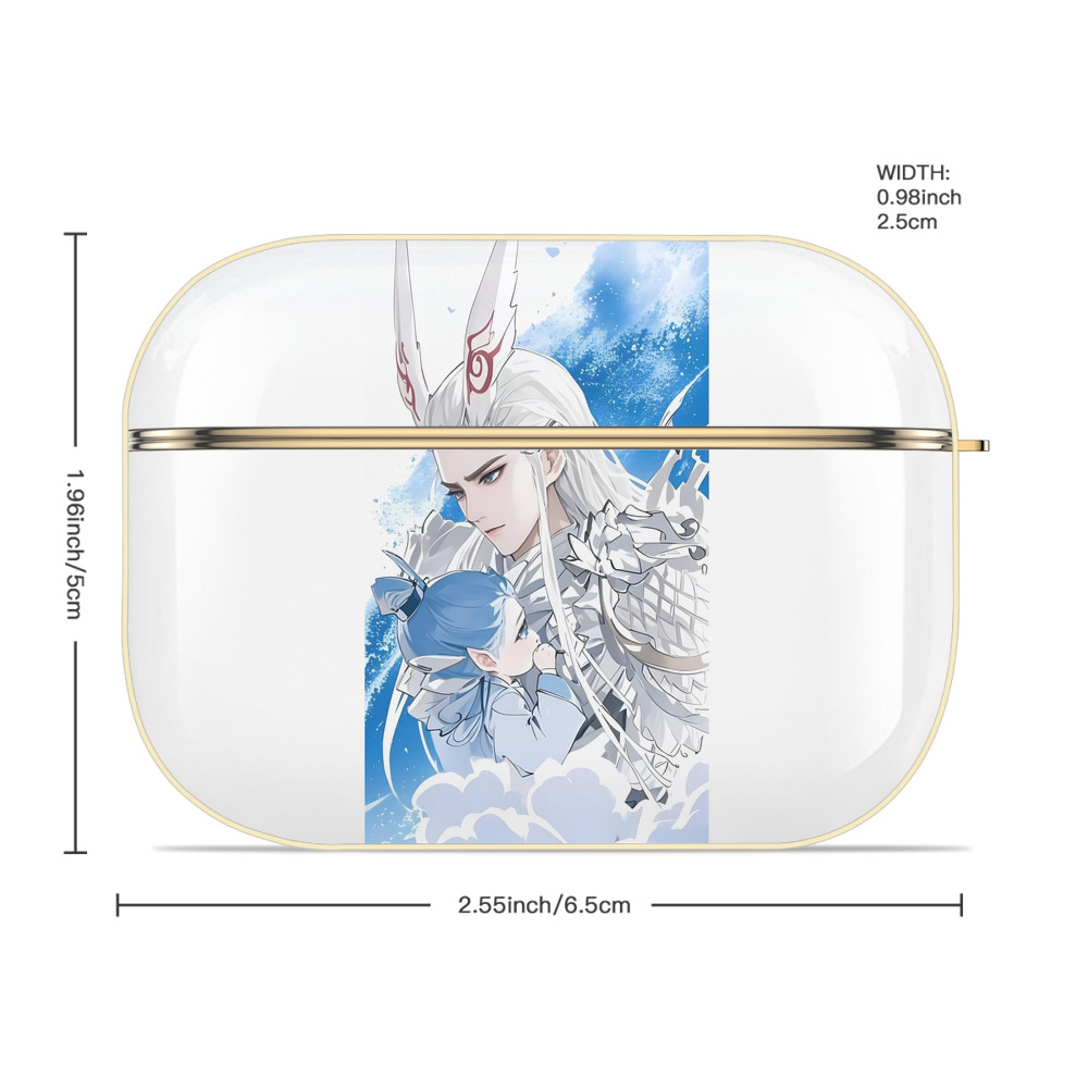 Ne Zha 2 ナタ 魔童の大暴れ 【AirPods Pro用】ハードシェル保護ケース｜耐衝撃・防指紋・カラビナ付き商品仕様