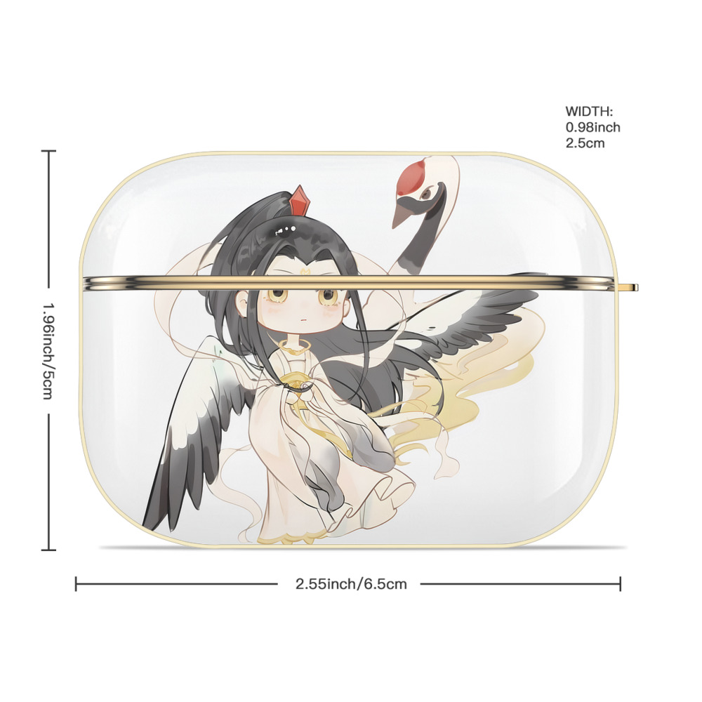 Ne Zha 2 ナタ 魔童の大暴れ 【AirPods Pro用】ハードシェル保護ケース｜耐衝撃・防指紋・カラビナ付き商品仕様