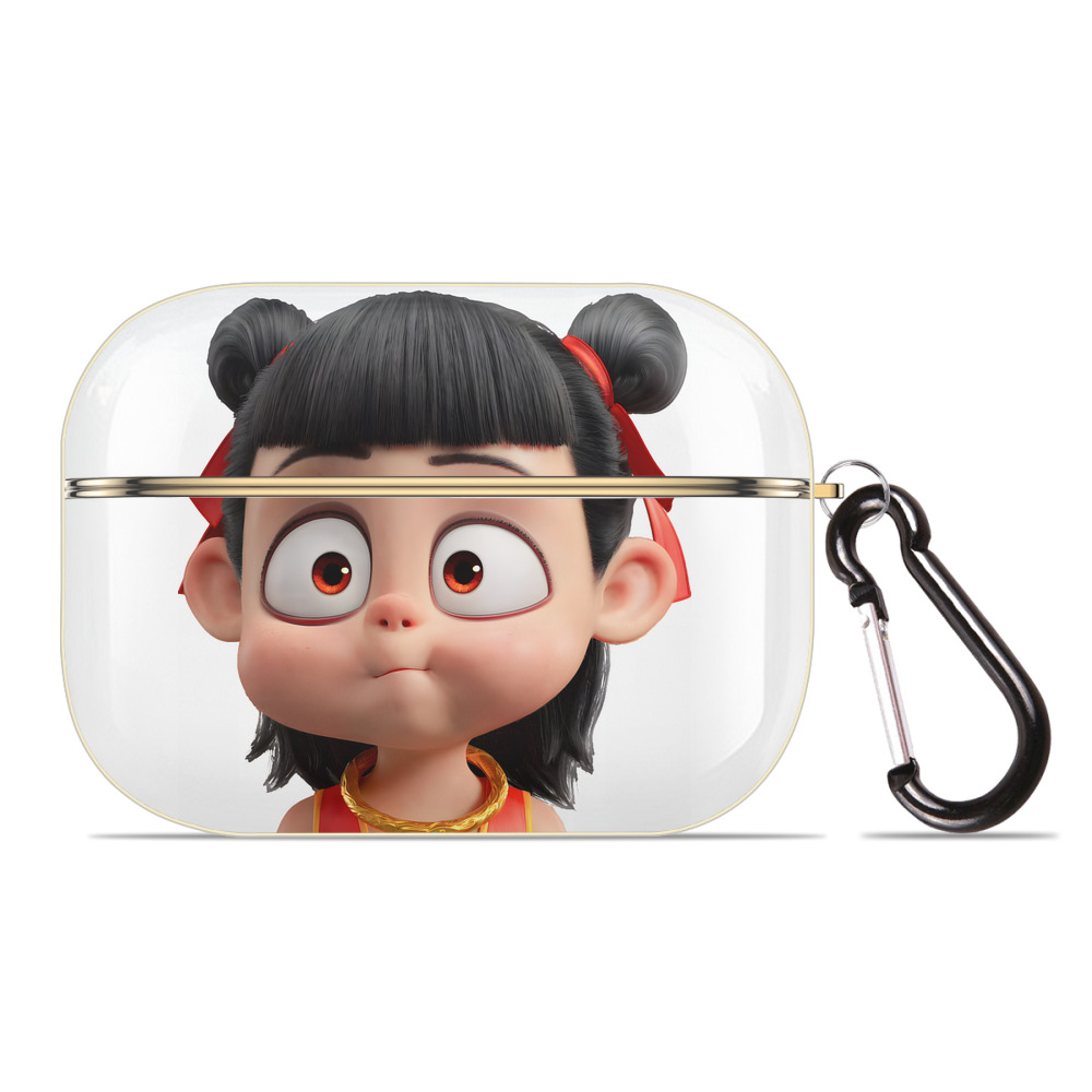 （画像用） Ne Zha 2 ナタ 魔童の大暴れ 【AirPods Pro用】ハードシェル保護ケース｜耐衝撃・防指紋・カラビナ付き商品仕様
