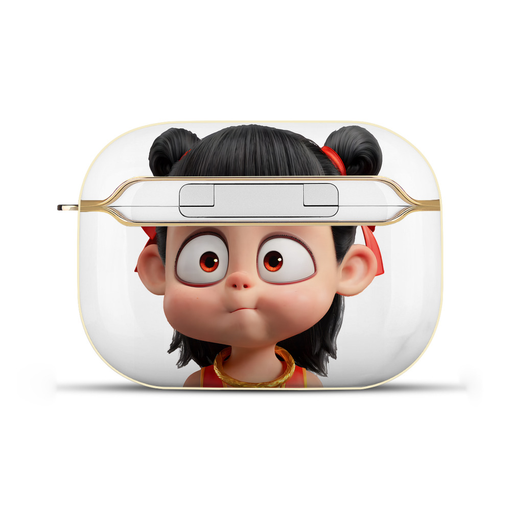 （画像用） Ne Zha 2 ナタ 魔童の大暴れ 【AirPods Pro用】ハードシェル保護ケース｜耐衝撃・防指紋・カラビナ付き商品仕様