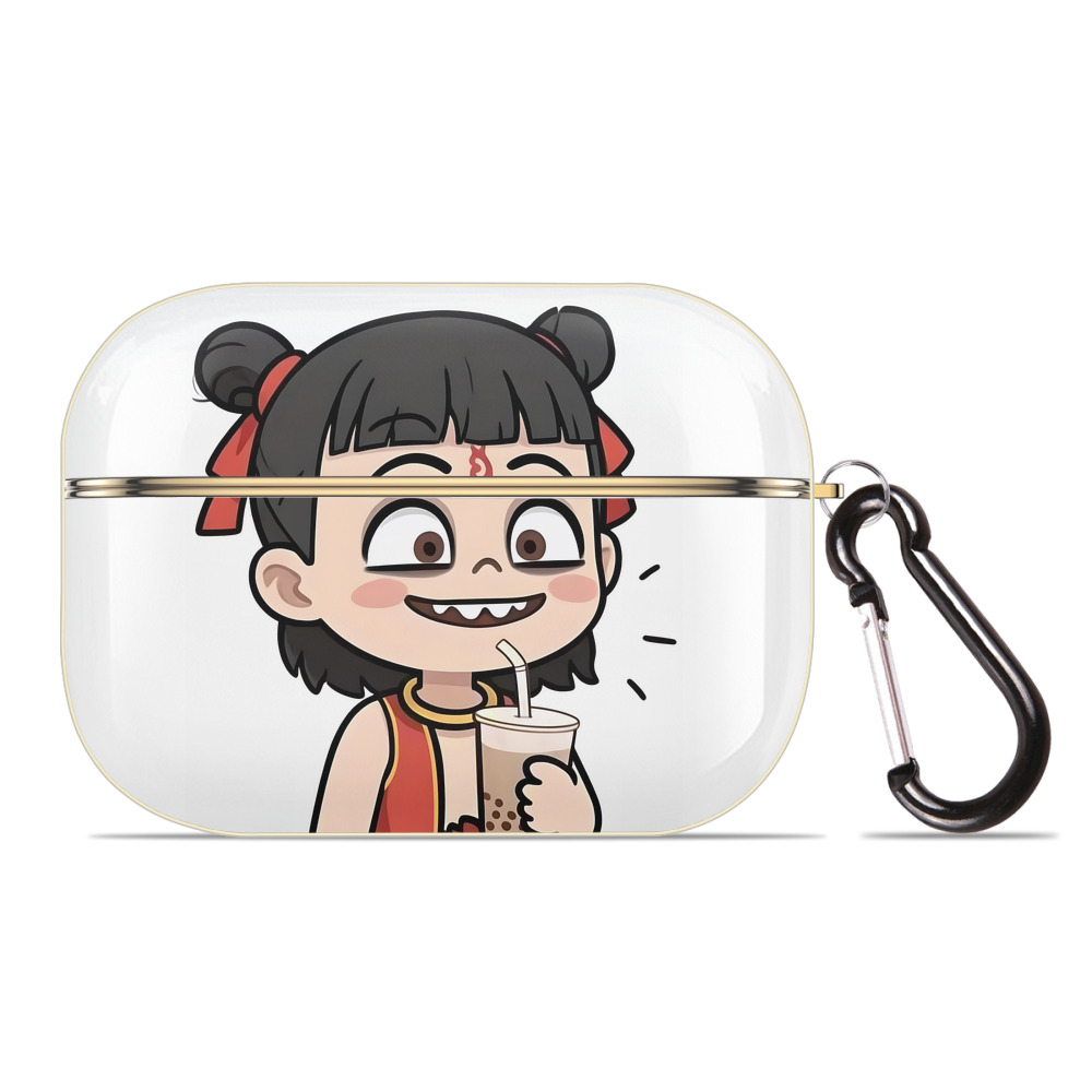 （画像用） Ne Zha 2 ナタ 魔童の大暴れ 【AirPods Pro用】ハードシェル保護ケース｜耐衝撃・防指紋・カラビナ付き商品仕様
