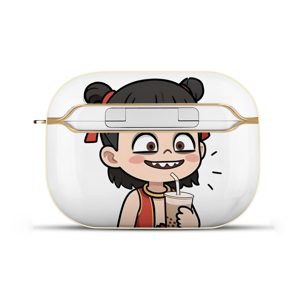 （画像用） Ne Zha 2 ナタ 魔童の大暴れ 【AirPods Pro用】ハードシェル保護ケース｜耐衝撃・防指紋・カラビナ付き商品仕様