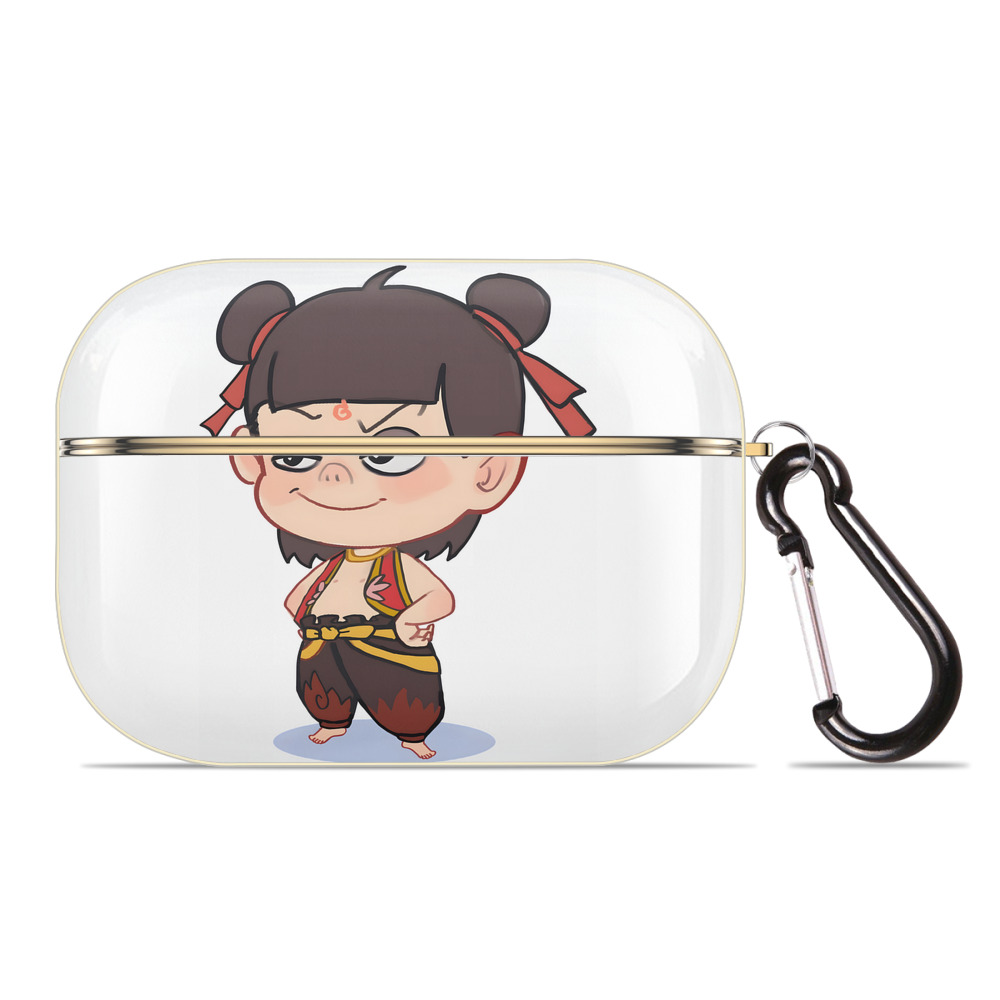 （画像用） Ne Zha 2 ナタ 魔童の大暴れ 【AirPods Pro用】ハードシェル保護ケース｜耐衝撃・防指紋・カラビナ付き商品仕様