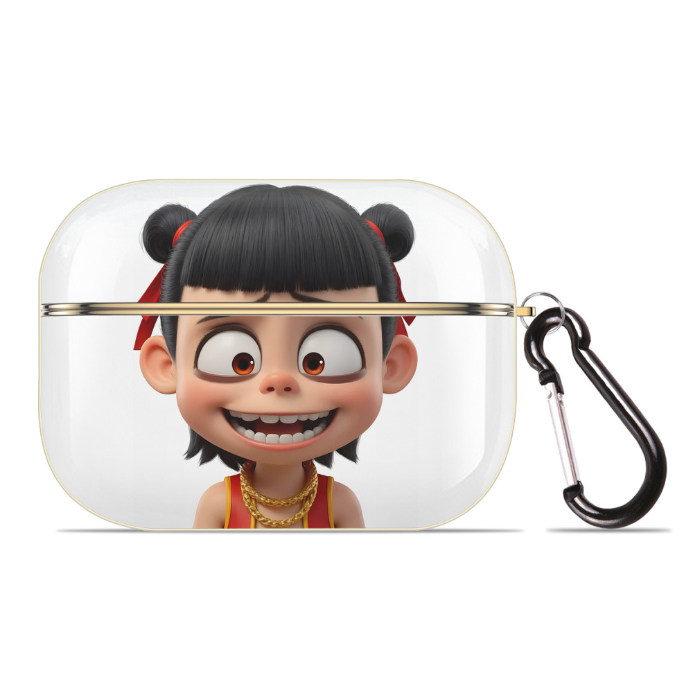 （画像用） Ne Zha 2 ナタ 魔童の大暴れ 【AirPods Pro用】ハードシェル保護ケース｜耐衝撃・防指紋・カラビナ付き商品仕様