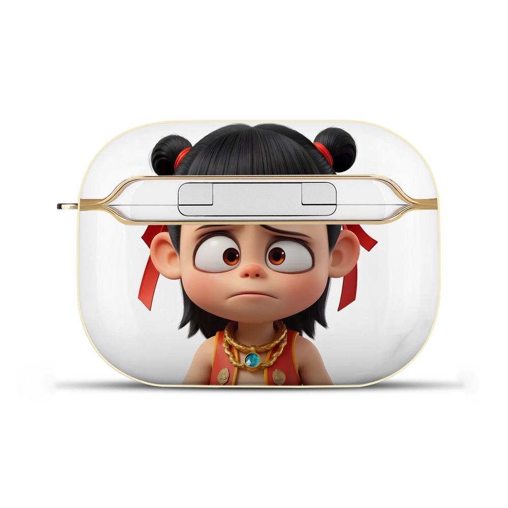 （画像用） Ne Zha 2 ナタ 魔童の大暴れ 【AirPods Pro用】ハードシェル保護ケース｜耐衝撃・防指紋・カラビナ付き商品仕様