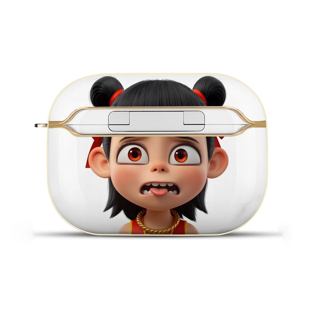 （画像用） Ne Zha 2 ナタ 魔童の大暴れ 【AirPods Pro用】ハードシェル保護ケース｜耐衝撃・防指紋・カラビナ付き商品仕様