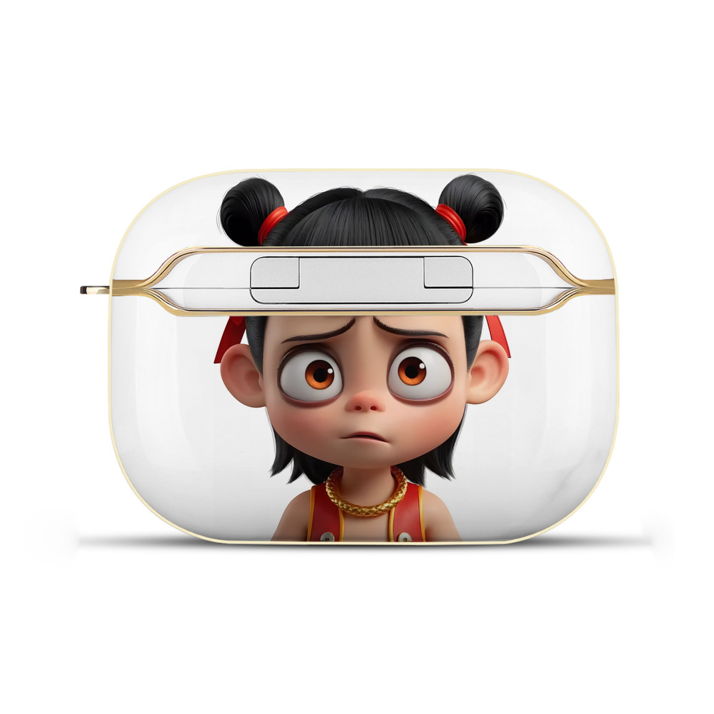 （画像用） Ne Zha 2 ナタ 魔童の大暴れ 【AirPods Pro用】ハードシェル保護ケース｜耐衝撃・防指紋・カラビナ付き商品仕様