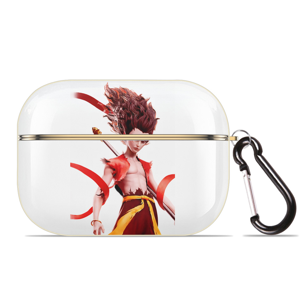 （画像用） Ne Zha 2 ナタ 魔童の大暴れ 【AirPods Pro用】ハードシェル保護ケース｜耐衝撃・防指紋・カラビナ付き商品仕様
