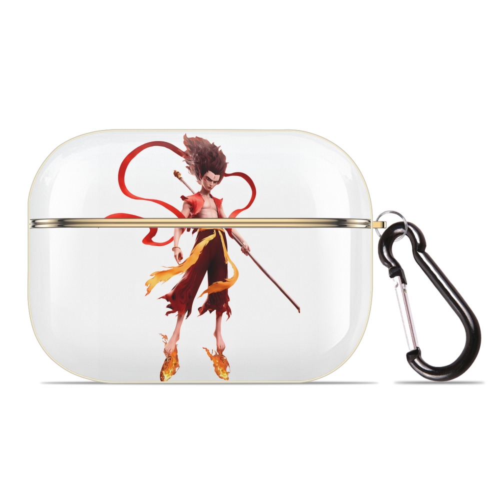 （画像用） Ne Zha 2 ナタ 魔童の大暴れ 【AirPods Pro用】ハードシェル保護ケース｜耐衝撃・防指紋・カラビナ付き商品仕様
