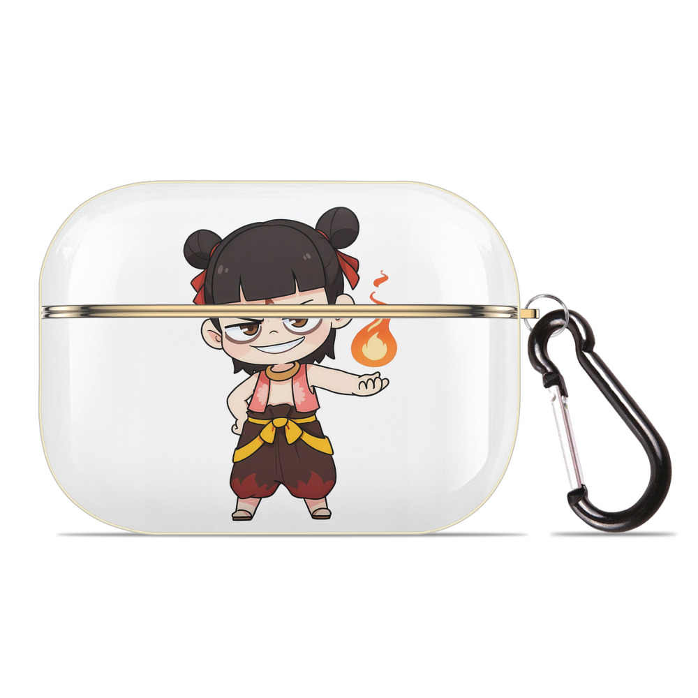 （画像用） Ne Zha 2 ナタ 魔童の大暴れ 【AirPods Pro用】ハードシェル保護ケース｜耐衝撃・防指紋・カラビナ付き商品仕様