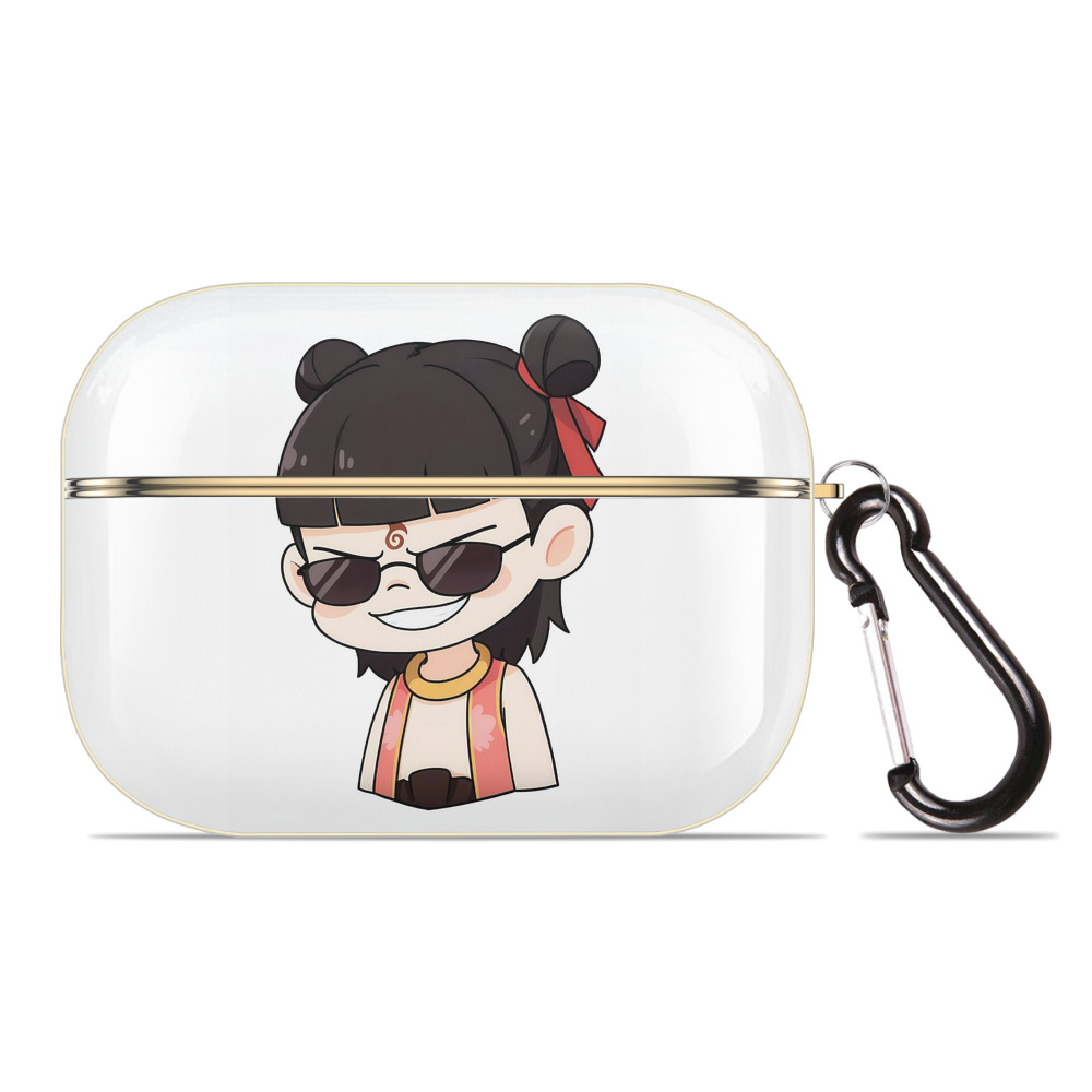 （画像用） Ne Zha 2 ナタ 魔童の大暴れ 【AirPods Pro用】ハードシェル保護ケース｜耐衝撃・防指紋・カラビナ付き商品仕様
