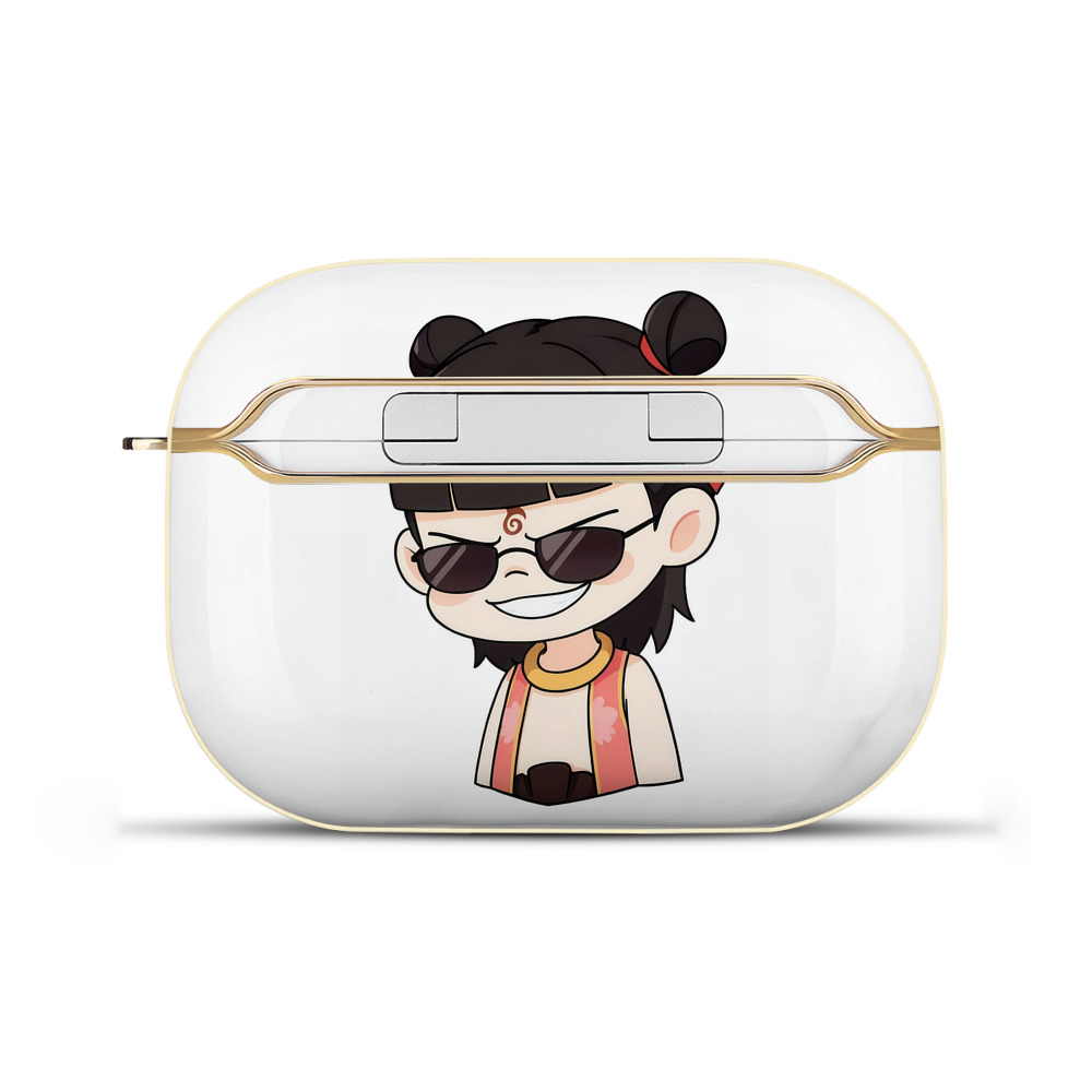（画像用） Ne Zha 2 ナタ 魔童の大暴れ 【AirPods Pro用】ハードシェル保護ケース｜耐衝撃・防指紋・カラビナ付き商品仕様