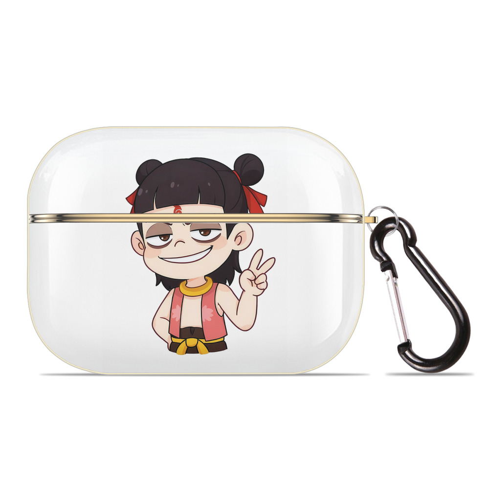 （画像用） Ne Zha 2 ナタ 魔童の大暴れ 【AirPods Pro用】ハードシェル保護ケース｜耐衝撃・防指紋・カラビナ付き商品仕様
