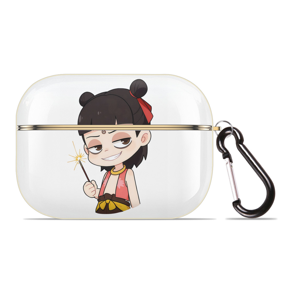 （画像用） Ne Zha 2 ナタ 魔童の大暴れ 【AirPods Pro用】ハードシェル保護ケース｜耐衝撃・防指紋・カラビナ付き商品仕様