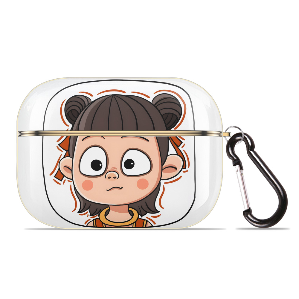 （画像用） Ne Zha 2 ナタ 魔童の大暴れ 【AirPods Pro用】ハードシェル保護ケース｜耐衝撃・防指紋・カラビナ付き商品仕様